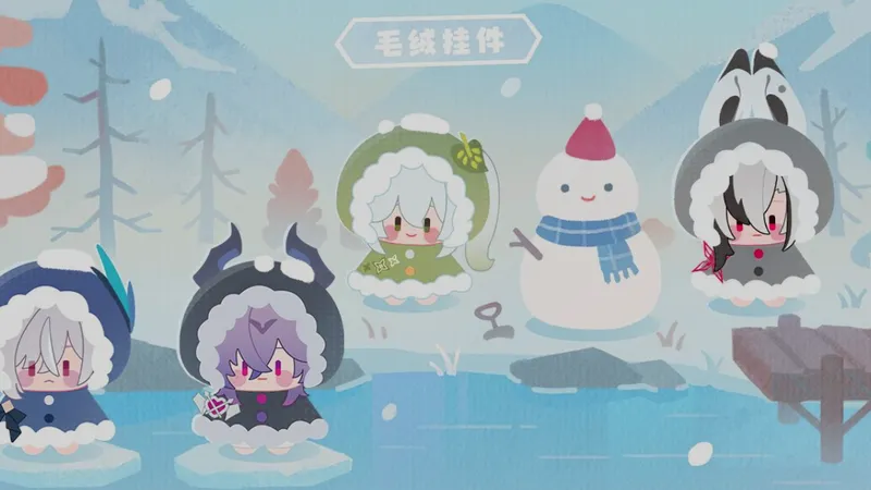Genshin Impact Unveils “Fun in the Snow” Plush Keychains Featuring Arlecchino, Zhongli, and More