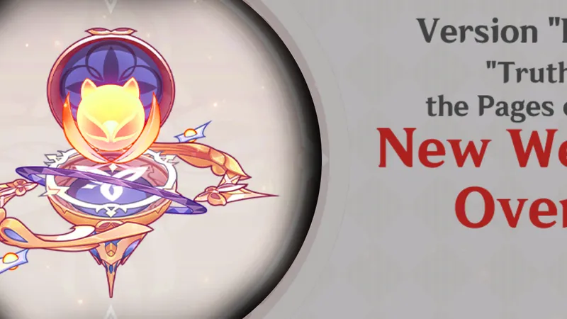 Genshin Impact Reveals New Catalyst “Angelos’ Heptades” for Version Luna VII Weapon Banner