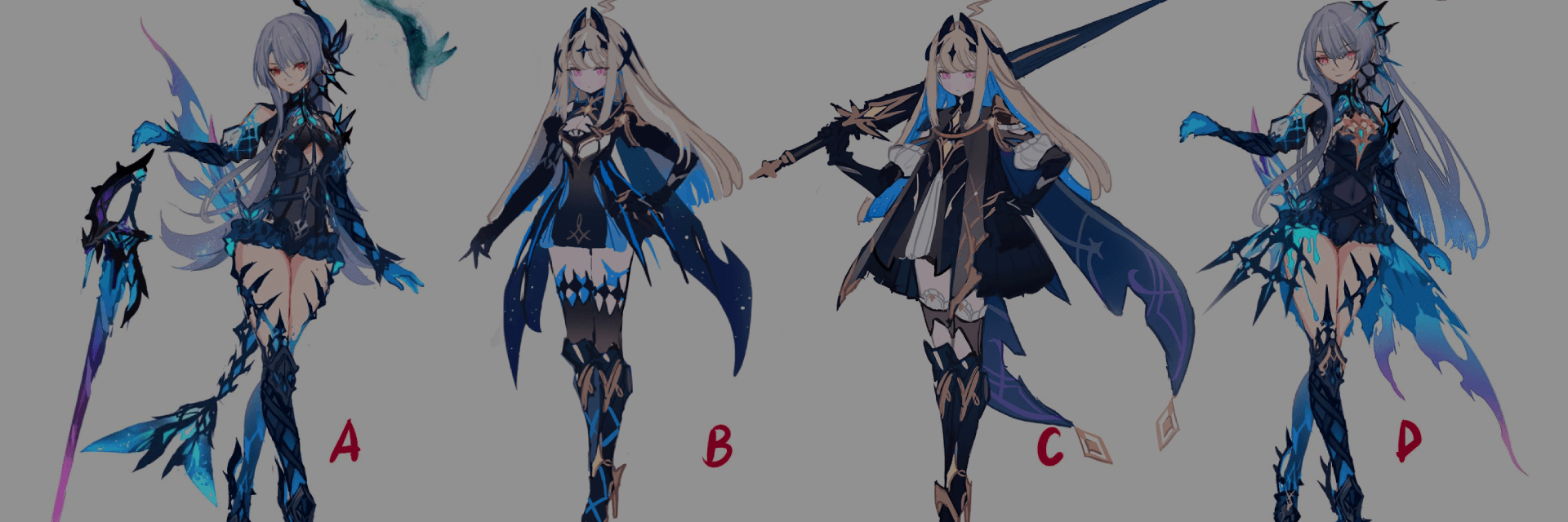 Genshin Impact Reveals Skirk Concept Arts Showcasing Her Original Character Creation