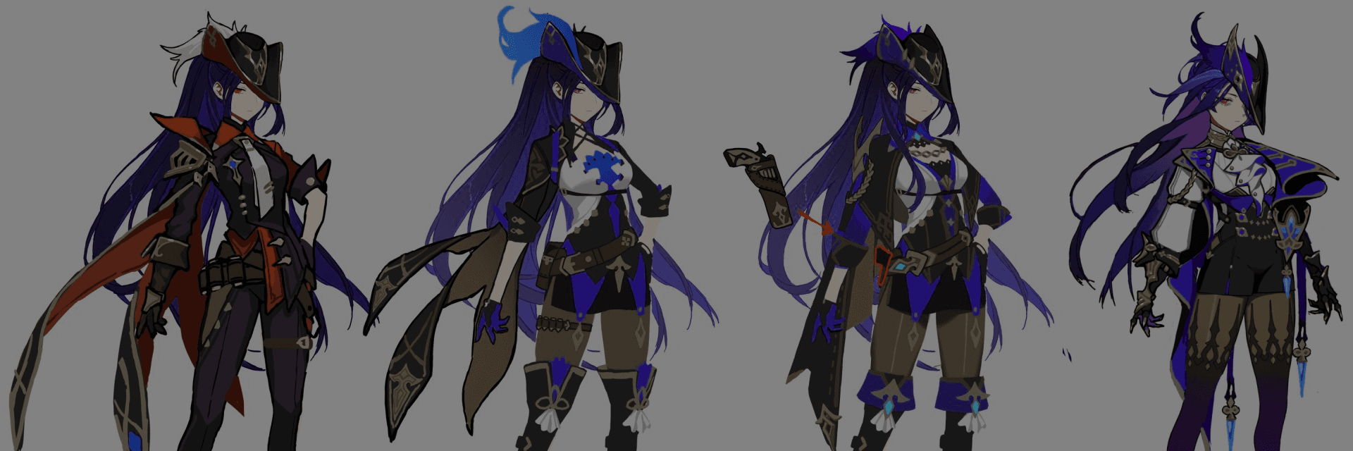 Genshin Impact Reveals Clorinde Concept Arts Highlighting Her Creative Development