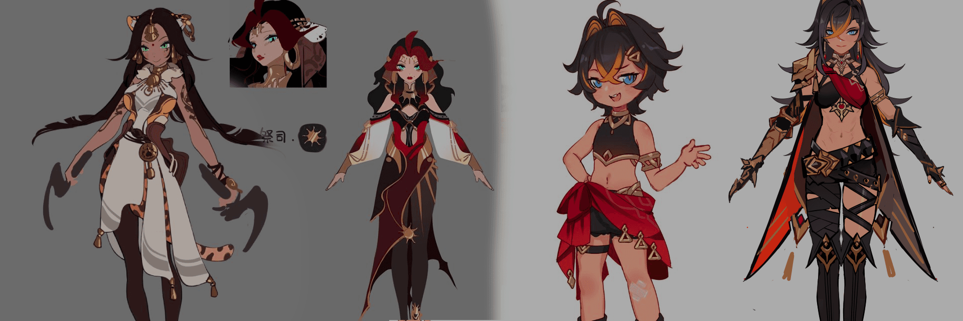 Genshin Impact Reveals Dehya Concept Arts Detailing Her Creative Development
