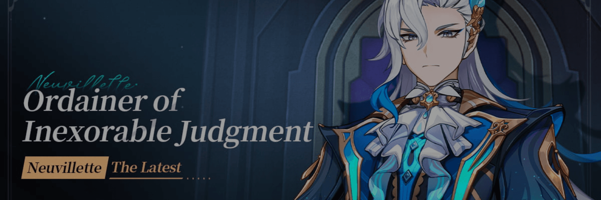 Genshin Impact Shares Neuvillette: The Latest With New Event Wish and Outfit Details