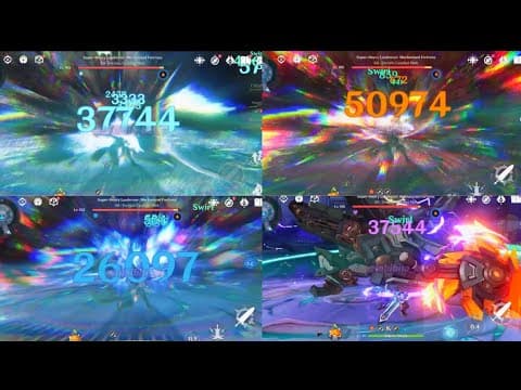 Varka with Hydro, Electro, Pyro & Cryo Infusions