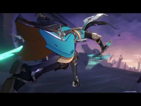 Varka’s burst animations with different elements