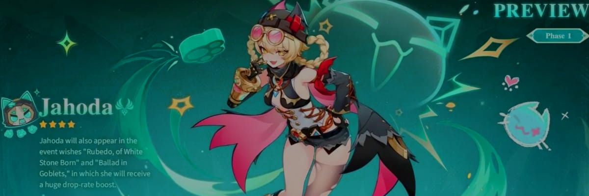 Kit de Jahoda Explicado. Nueva Sanadora Anemo Podría Convertirse en el Mejor Soporte para Equipos de Flins y Nefer