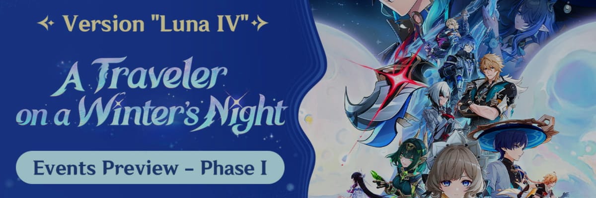 Genshin Impact Versión “Luna IV” Vista previa del evento Fase I — Qué pueden esperar los viajeros en Un viajero en una noche de invierno