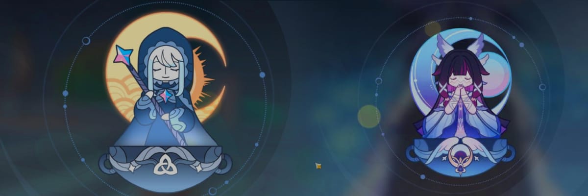 Filtración de Genshin Impact 6.3 Revela Nueva Animación de Welkin Moon Inspirada en Columbina como Diosa Lunar