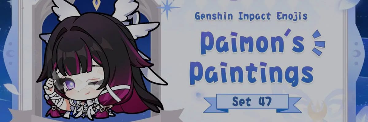 Genshin Impact Lanza los Emojis del Set 47 de las Pinturas de Paimon en HoYoLAB