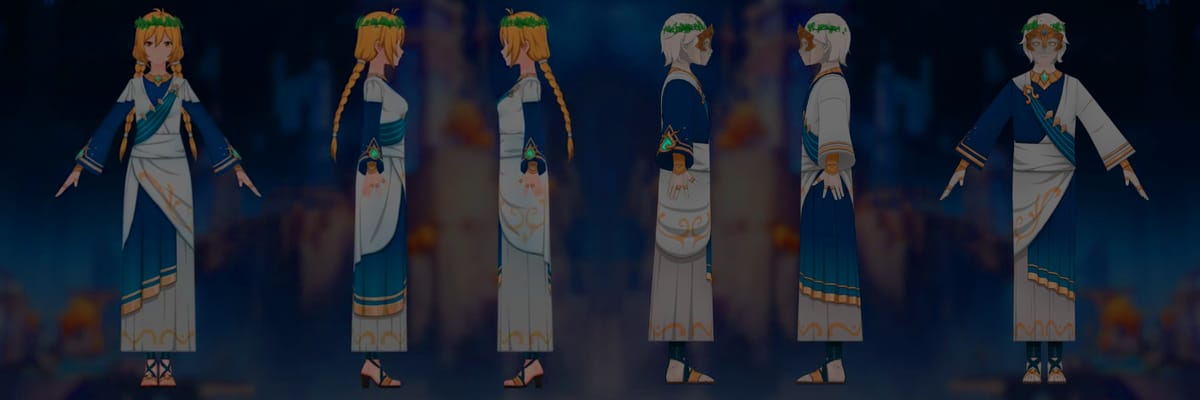 Filtración de Genshin Impact 6.5 Revela Nuevos Modelos de NPC y Misteriosa Textura de Personaje Alado