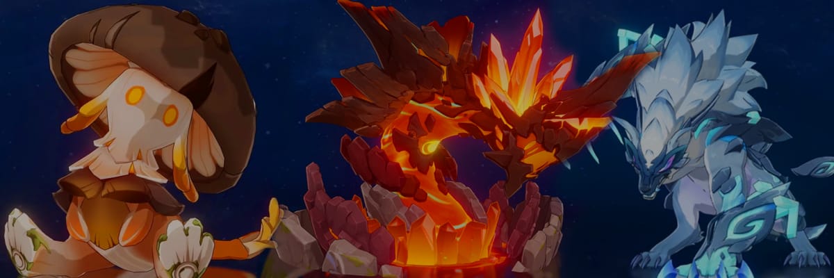 Filtración de Genshin Impact 6.6 Revela la Alineación del Embate Estigio con Geochampiñón, Estatua de Dragón de Lava y Lobo Glacial