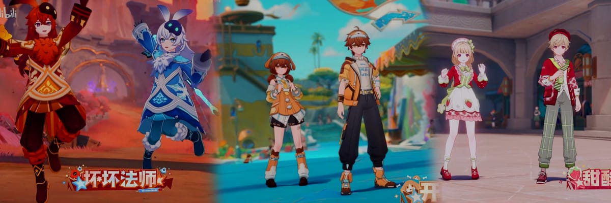 Genshin Impact “Luna VI” Elite Sets Teaser Reveals Timeless Echo and Tart Berry Muse Cosmetics