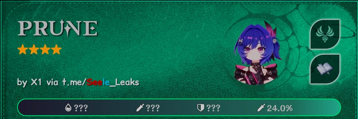 Una filtración de Genshin Impact 6.6 revela los detalles completos del kit de Prune y la nueva clasificación de personajes Hexerei