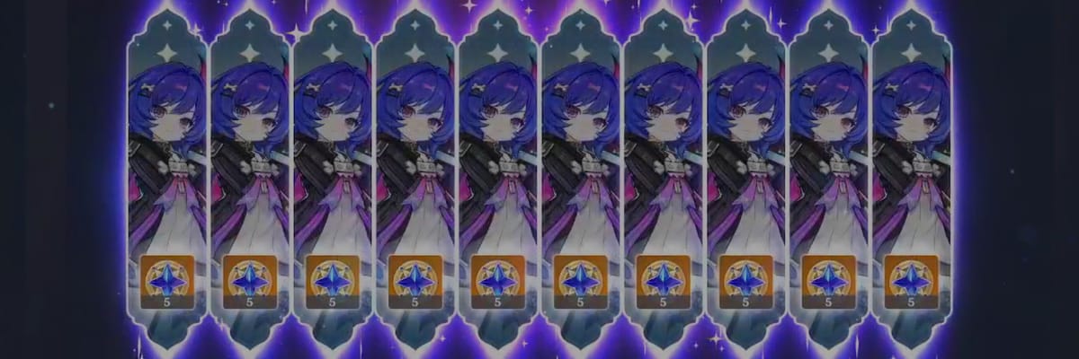 Filtrada la animación gacha de Prune en la beta 6.6 de Genshin Impact destacando los visuales Hexerei Anemo