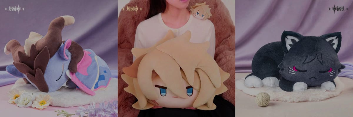 Genshin Impact Unveils New Plush Merch Collection Featuring Durin, Wanderer and Varka Designs