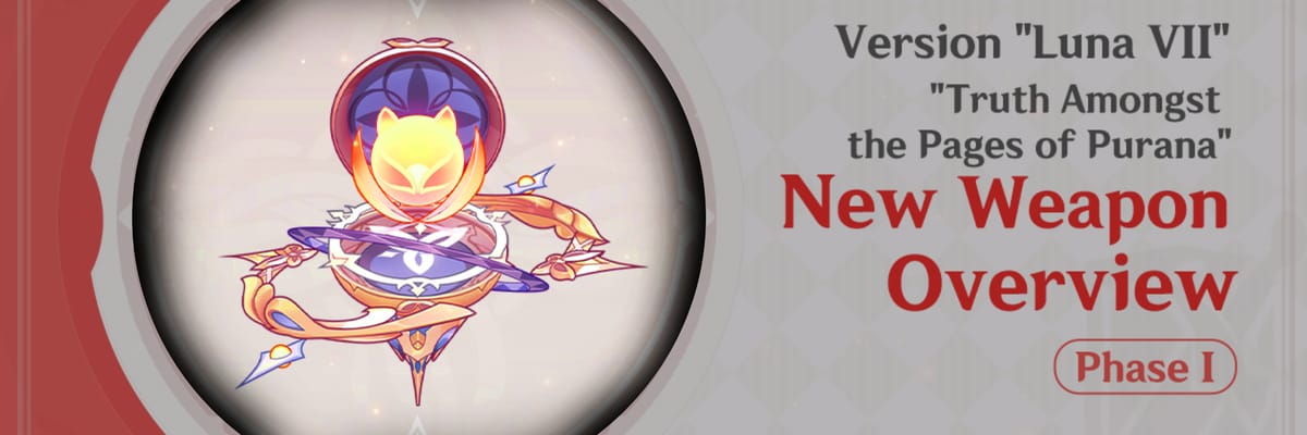 Genshin Impact Reveals New Catalyst “Angelos’ Heptades” for Version Luna VII Weapon Banner