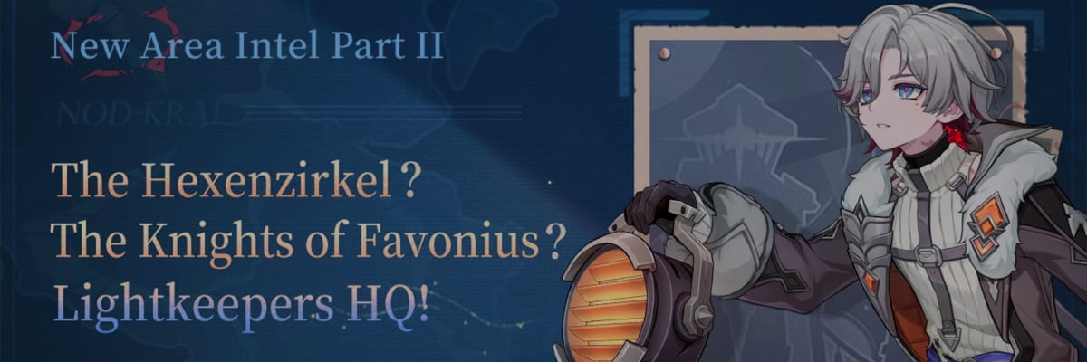 A detailed look at the key groups shaping power struggles in Nod-Krai including the Hexenzirkel, Knights of Favonius, and Lightkeepers