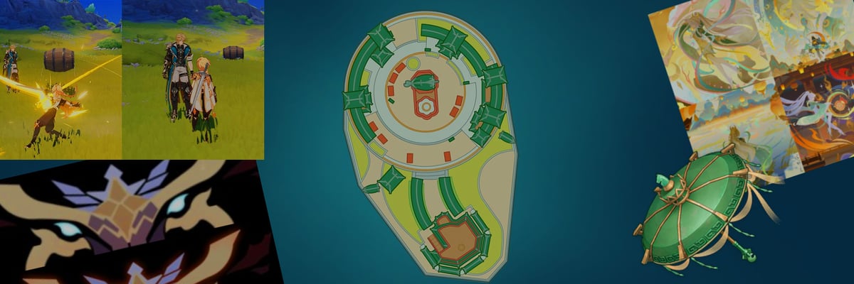 La información de la beta de la Versión 6.3 destaca un nuevo dispositivo de viaje rápido, un tutorial de entrenamiento dirigido por Varka, ilustraciones del Rito de la Linterna para Zibai y primeros indicios de futuros desarrollos de la Misión de Arconte.