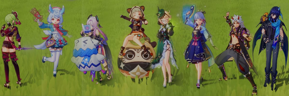 Datamines from Genshin Impact 6.4 showcase new Imaginarium Theater poses for Kuki, Sigewinne, Citlali, Sayu, Emilie, Ayaka, Itto, and Ororon, highlighting expanded character expression and presentation features.