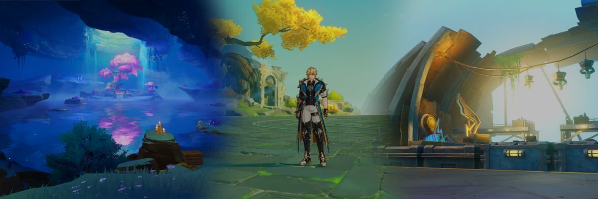 New Version 6.4 beta leaks showcase unreleased environments, Varka gameplay in a new location, and an unfinished Mondstadt Archon Statue marked as STC, hinting at major narrative and world building developments.