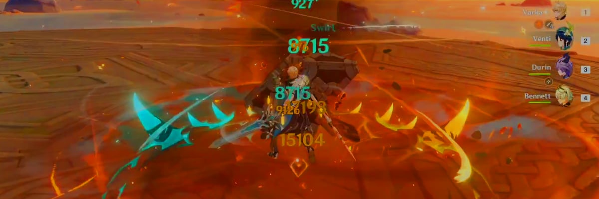 Nuevas filtraciones de Genshin Impact 6.4 muestran una posible composición de equipo de Varka que incluye a Durin, Venti y Bennett, ofreciendo una visión temprana de la sinergia, las rotaciones y el rendimiento del juego beta aún no lanzado.