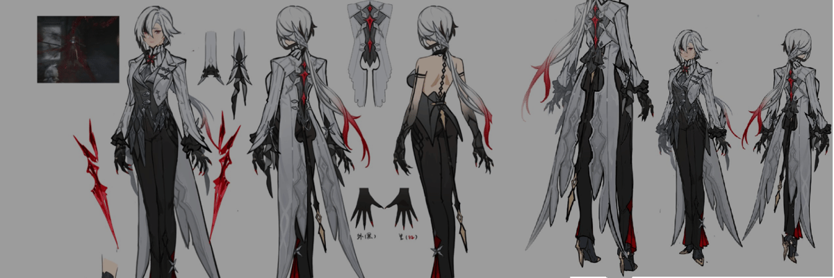 Arlecchino Concept Arts unveil the artistic vision and design evolution behind one of Genshin Impact’s most striking Harbingers