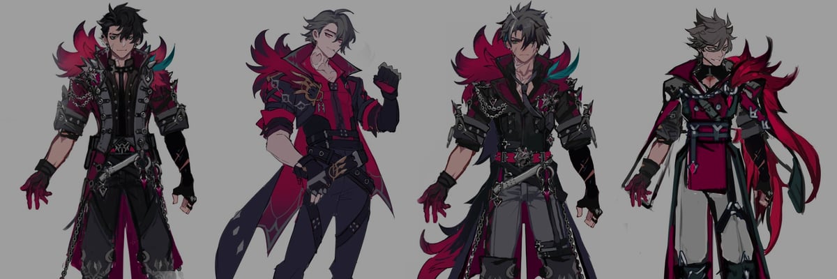 Wriothesley Concept Arts offer a detailed behind the scenes look at the visual and thematic development of the Duke of the Fortress of Meropide