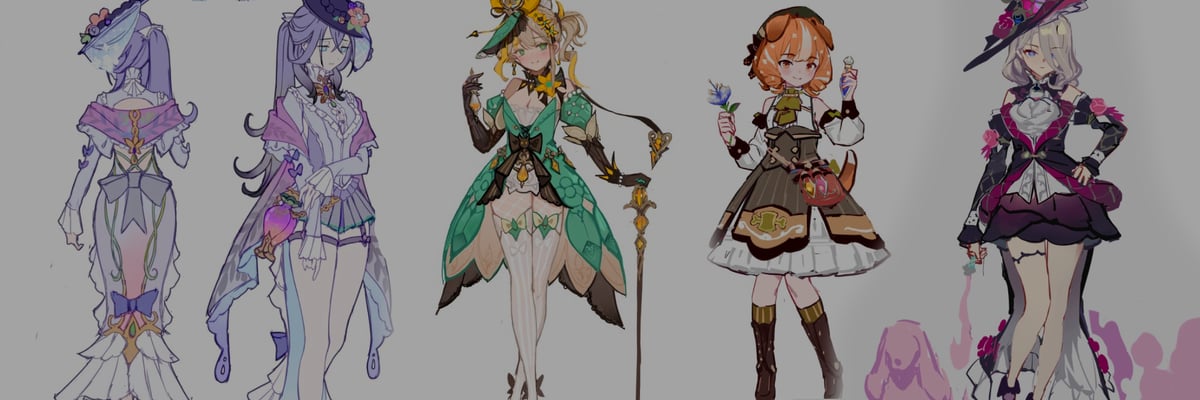 Official Emilie concept art thread details the artistic process, visual themes, and character evolution in Fontaine