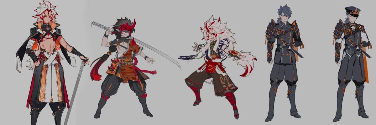 Official Itto concept art thread reveals early designs, visual experimentation, and the creative process behind the Geo character