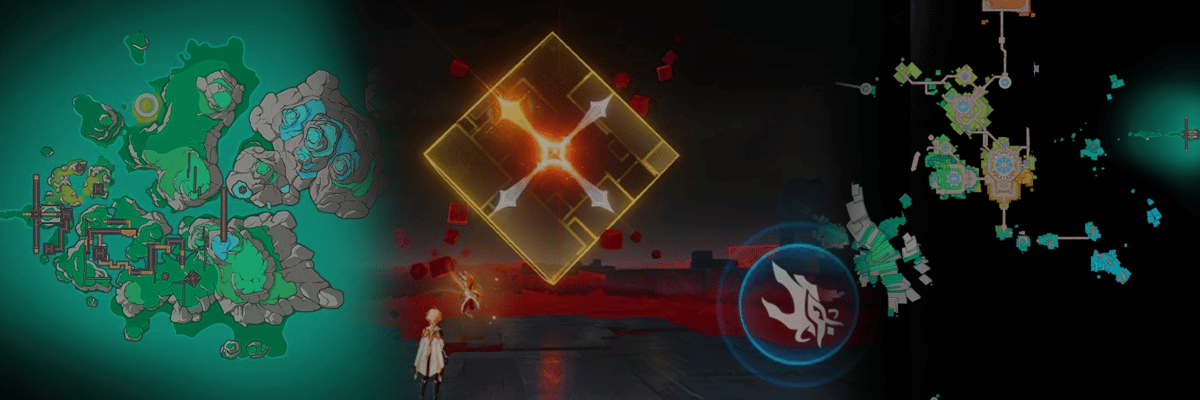 Version 6.5 leaks showcase the full Space of Asmoday map structure with multiple floors, new traversal mechanics, Ancient Mondstadt Royal Seals, and the Segment Domain Control Module tied to the Temple of Space.