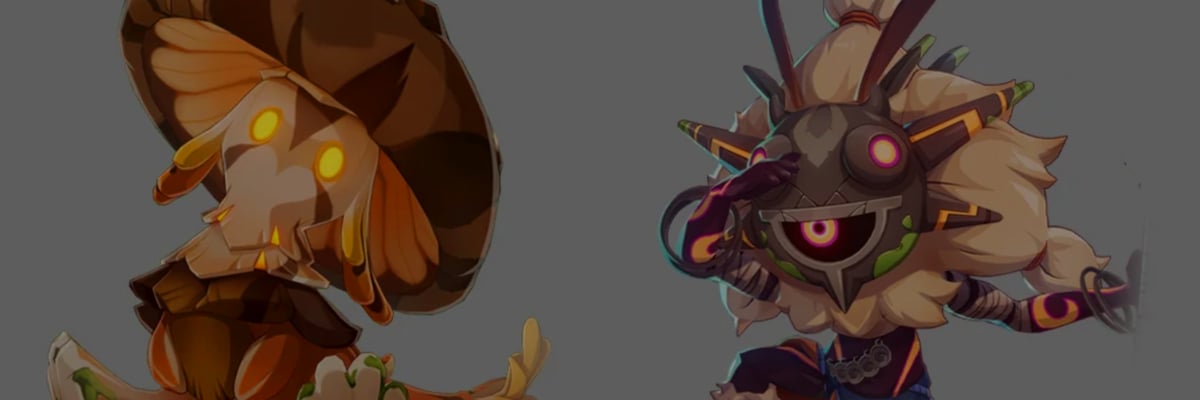 Latest Version 6.5 concept art leaks showcase intriguing New Local Legends, featuring mysterious mask-wearing beings and a mushroom-like entity tied to Asmoday lore and exploration.