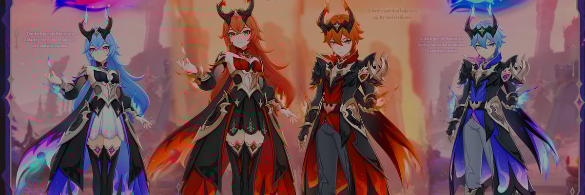 Un nuevo conjunto de armadura de 5 estrellas debuta en un evento limitado, mostrando un diseño poderoso vinculado a Miliastra Wonderland y la oda “Escamas en Llamas”