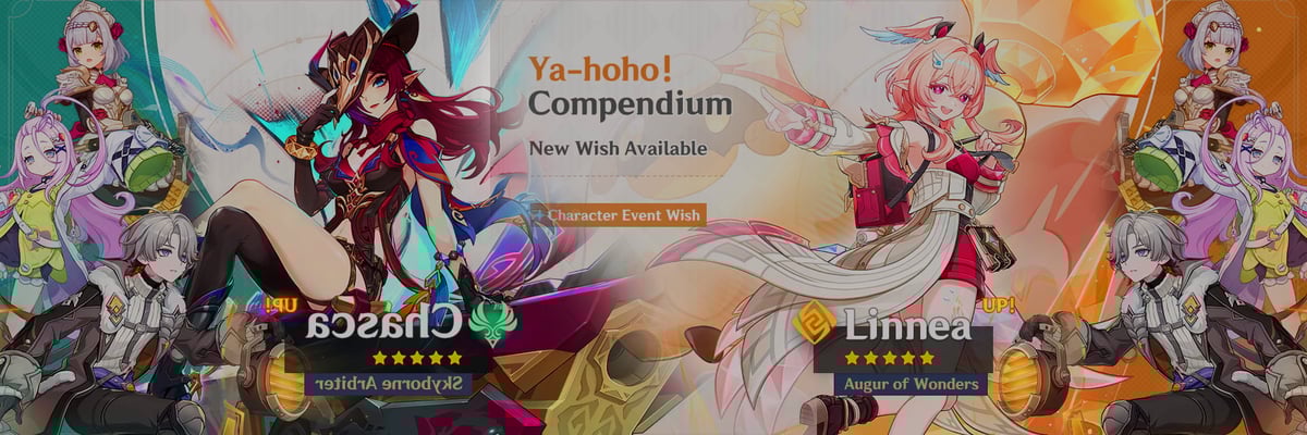 Genshin Impact Luna VI Phase I Banners Reveal Linnea and Chasca With Major Drop Rate Boosts