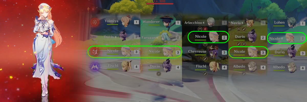 Genshin Impact 6.6 Leak Reveals New Nicole Showcase Teams Featuring Dark Mode Durin and Top Tier Synergies
