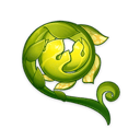 Helecho del paraíso exuberante