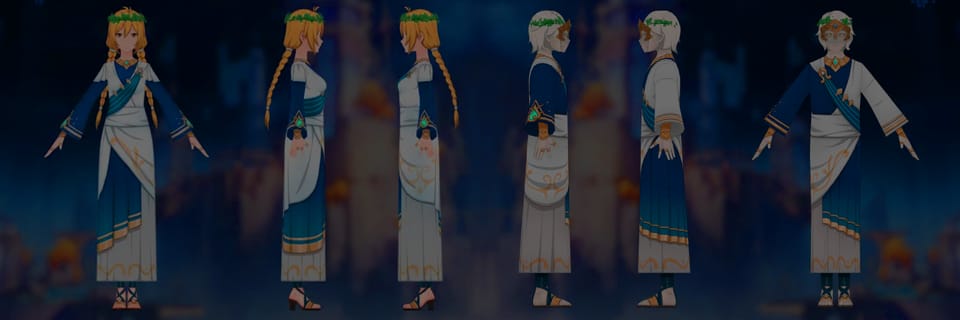 Datamined assets from the Version 6.5 beta showcase multiple new NPC models located in Dornman Port and the Space of Asmoday, including a mysterious character with wing-like head ornaments similar to Linnea.