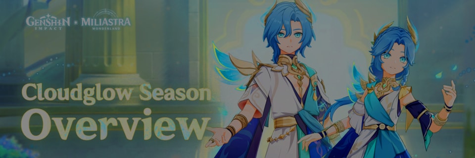 Genshin Impact: Comienza la Temporada Brillo Nuboso de Edén Miliastra con nuevas recompensas cosméticas legendarias